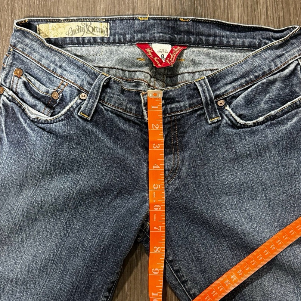 Lucky Brand Lil Delaware Denim Jeans Size 8 / 29 - Picture 13 of 14